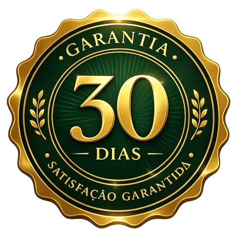Selo de garantia incondicional de 30 dias
